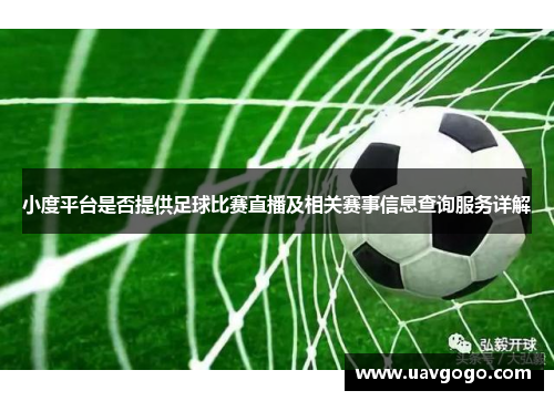 小度平台是否提供足球比赛直播及相关赛事信息查询服务详解